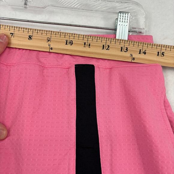 Bette & Court Skort Size M Pink Black Textured Knit Stretch Pull On Tennis Golf - Picture 7 of 10